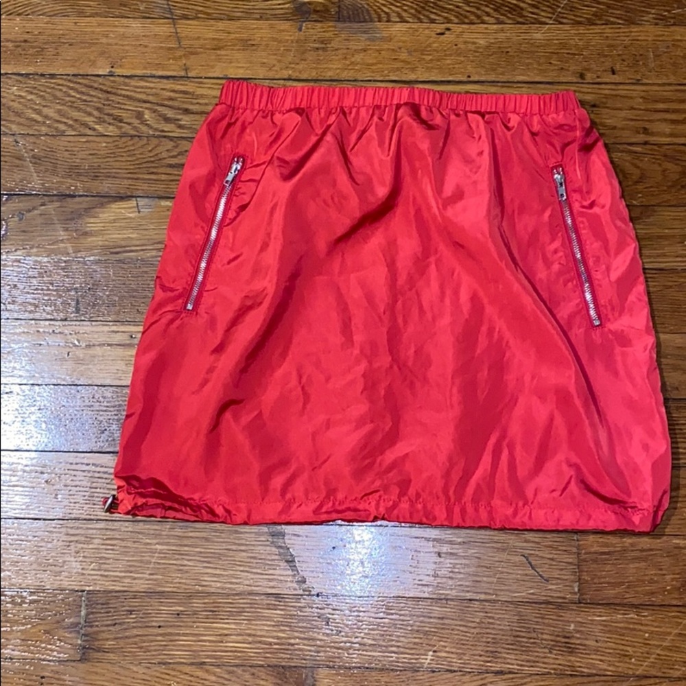 Red Fashion Nova skirt size small